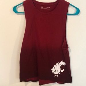 Under Armour WSU Cougars crimson tank top